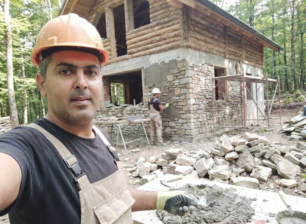 Completed blockwork — project photo